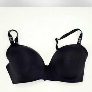 Victoria's Secret Black Bra with Embellished Straps